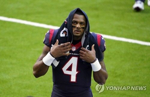 미국프로풋볼(NFL) 휴스턴 텍사스의 쿼터백 드숀 왓슨. [AP=연합뉴스]